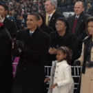 The Obama family dance